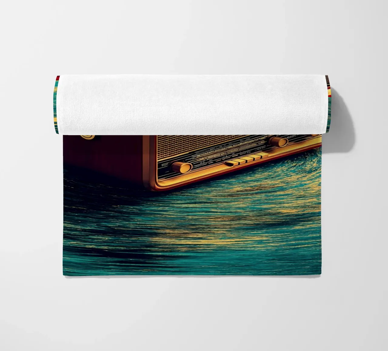 Radio d'epoca - Pop Art telo mare da ColorCrash Gallery