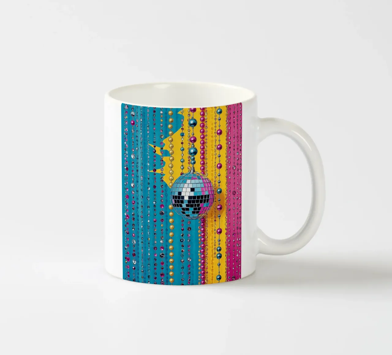 Disco Ball - Pop Art tazza in ceramica da ColorCrash Gallery
