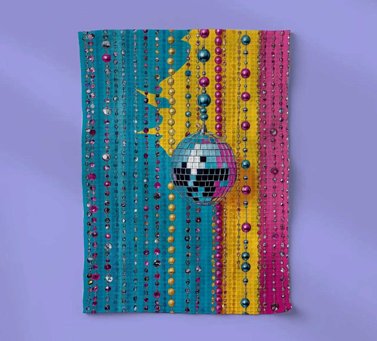 Disco Ball - Pop Art canovaccio da cucina da ColorCrash Gallery