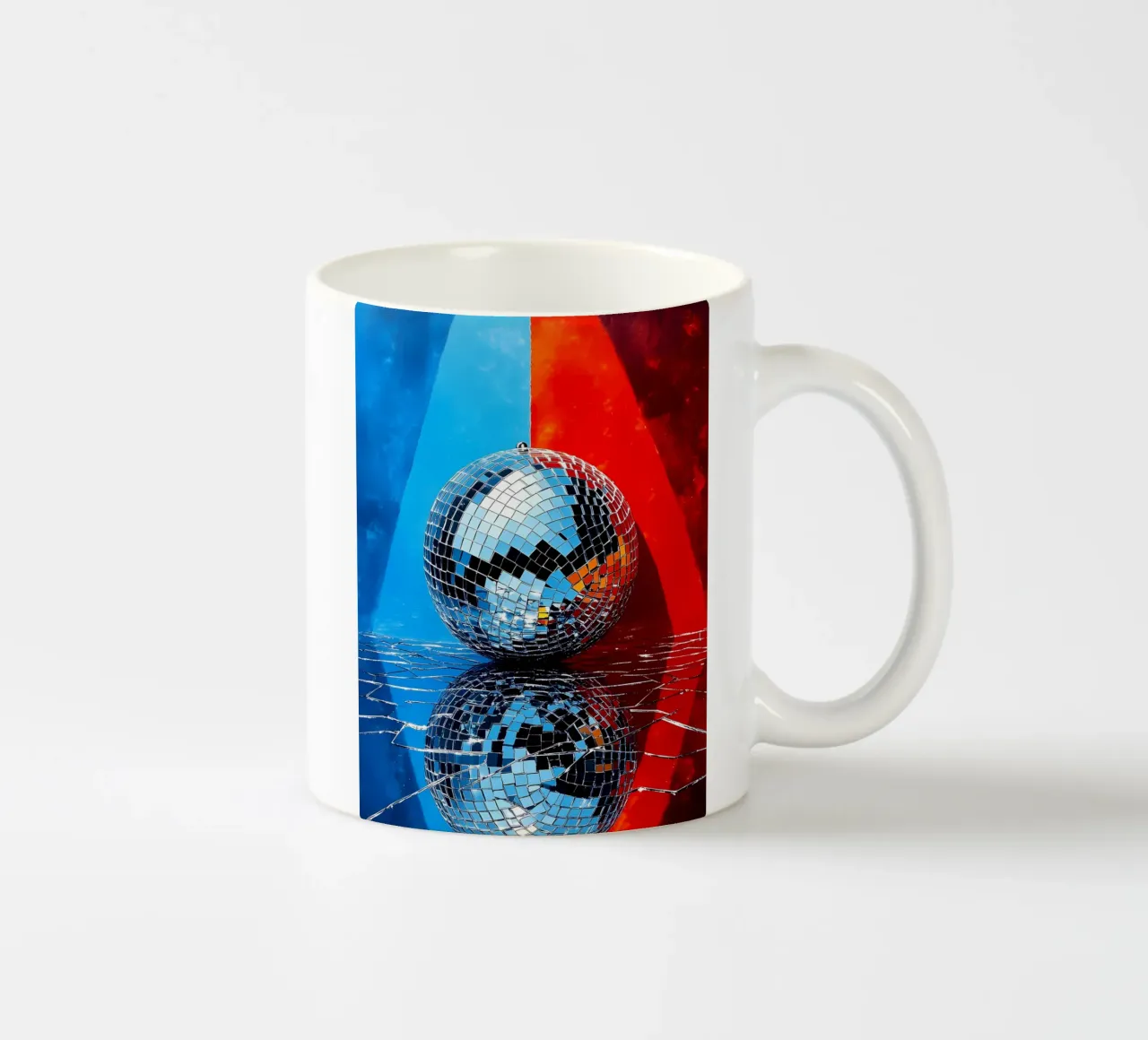 Disco Ball - Pop Art tazza in ceramica da ColorCrash Gallery