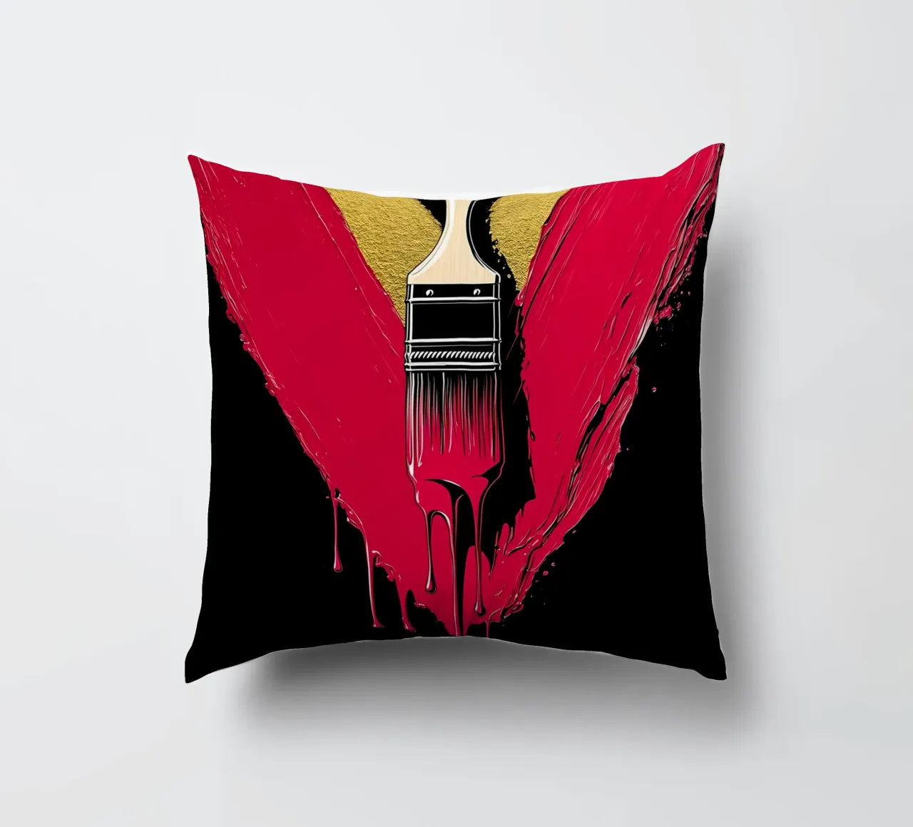 Pennello - Pop Art cuscino da ColorCrash Gallery