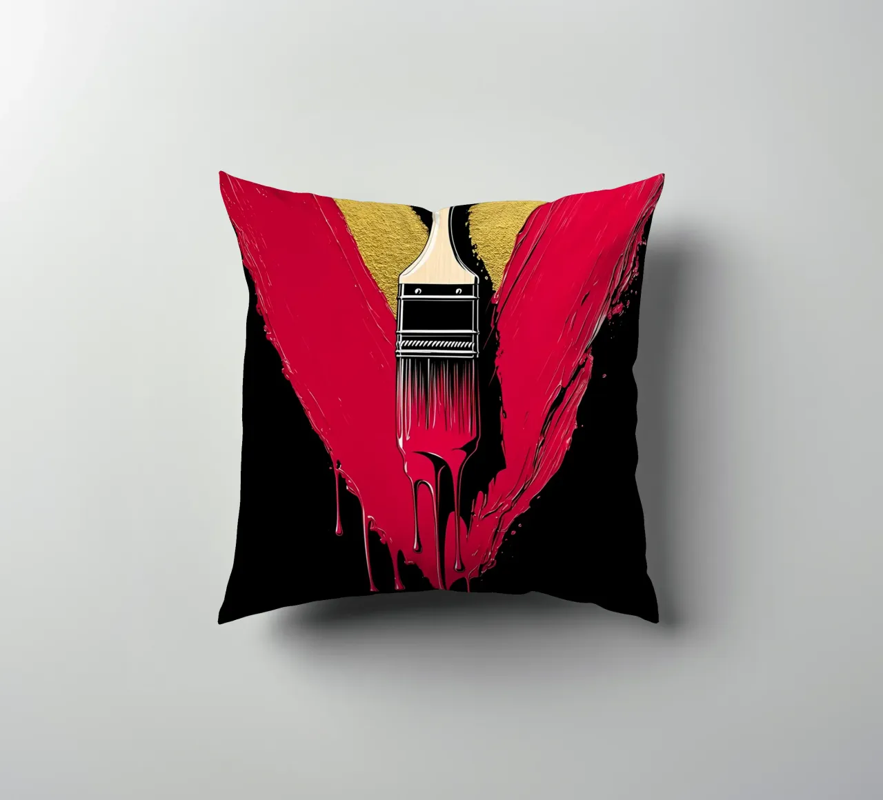 Pennello - Pop Art cuscino da ColorCrash Gallery