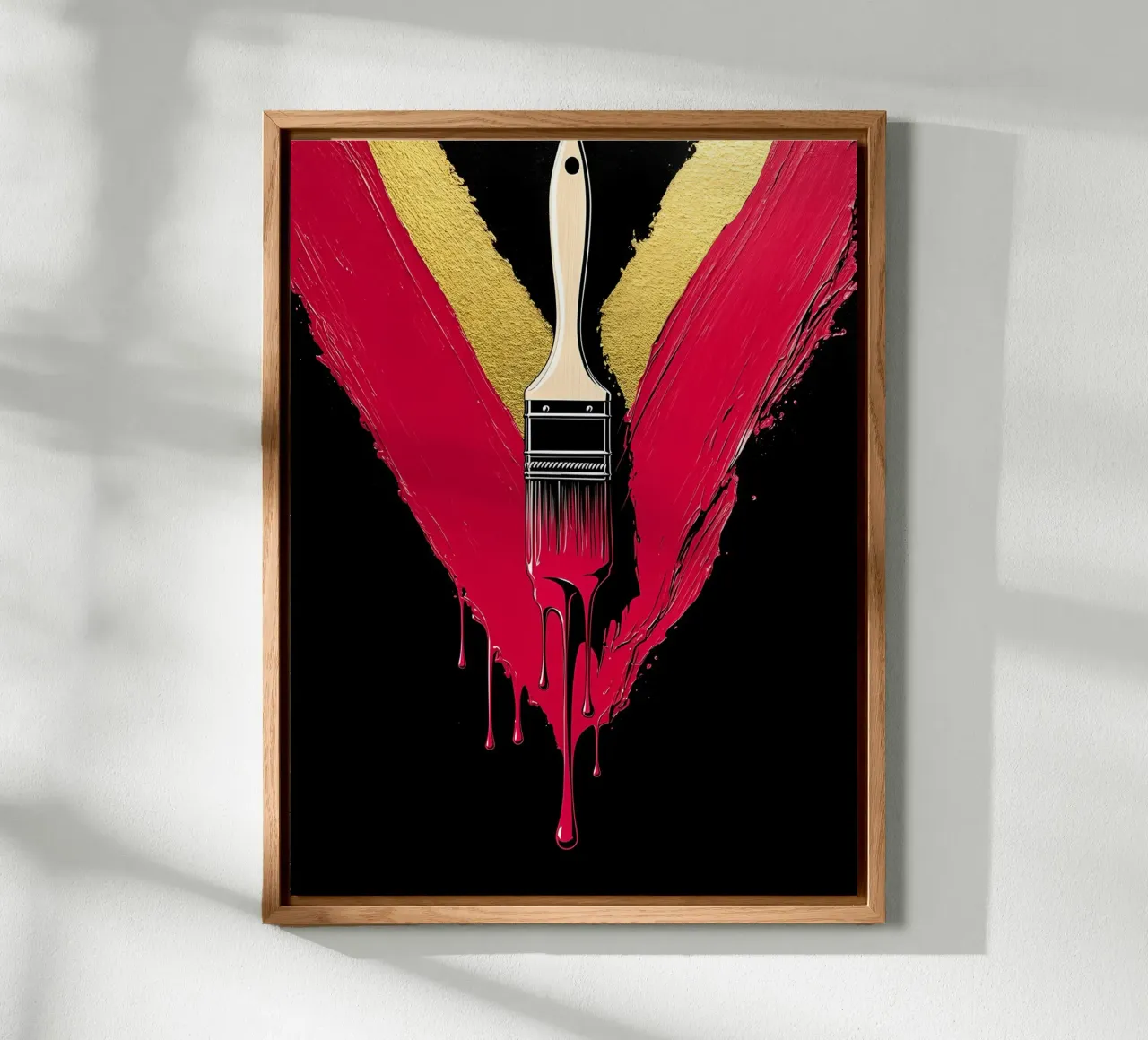 Pennello - Pop Art alluminio dibond da ColorCrash Gallery