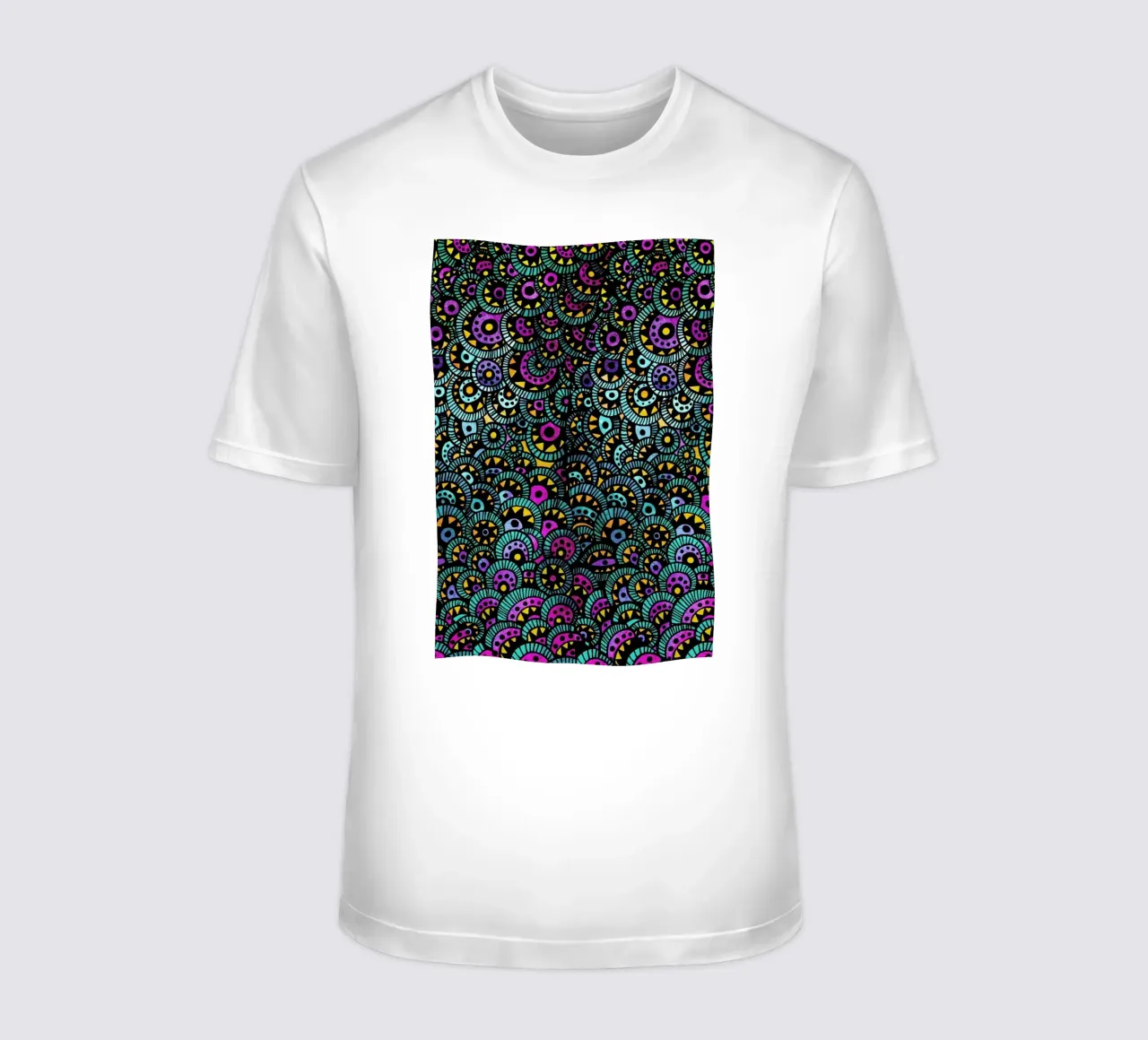 Peacock Tail t-shirt da Pom Graphic Design