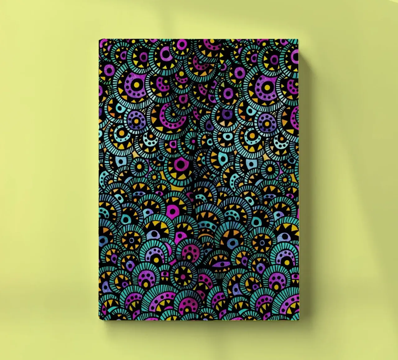 Peacock Tail notebook by Pom Graphic Design