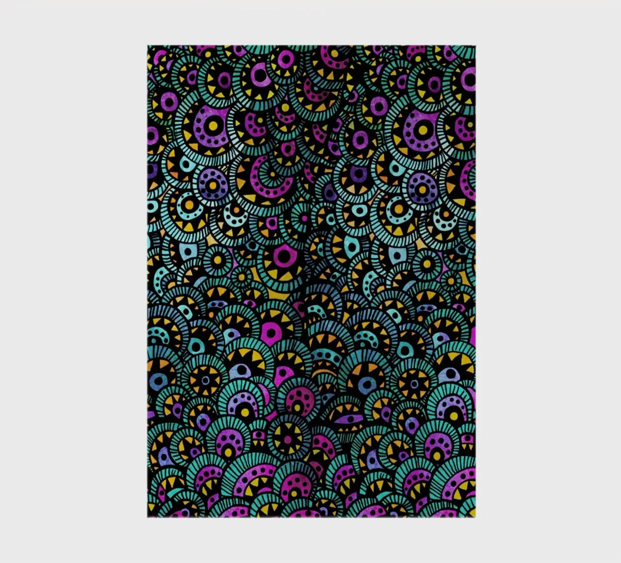 Peacock Tail notebook by Pom Graphic Design