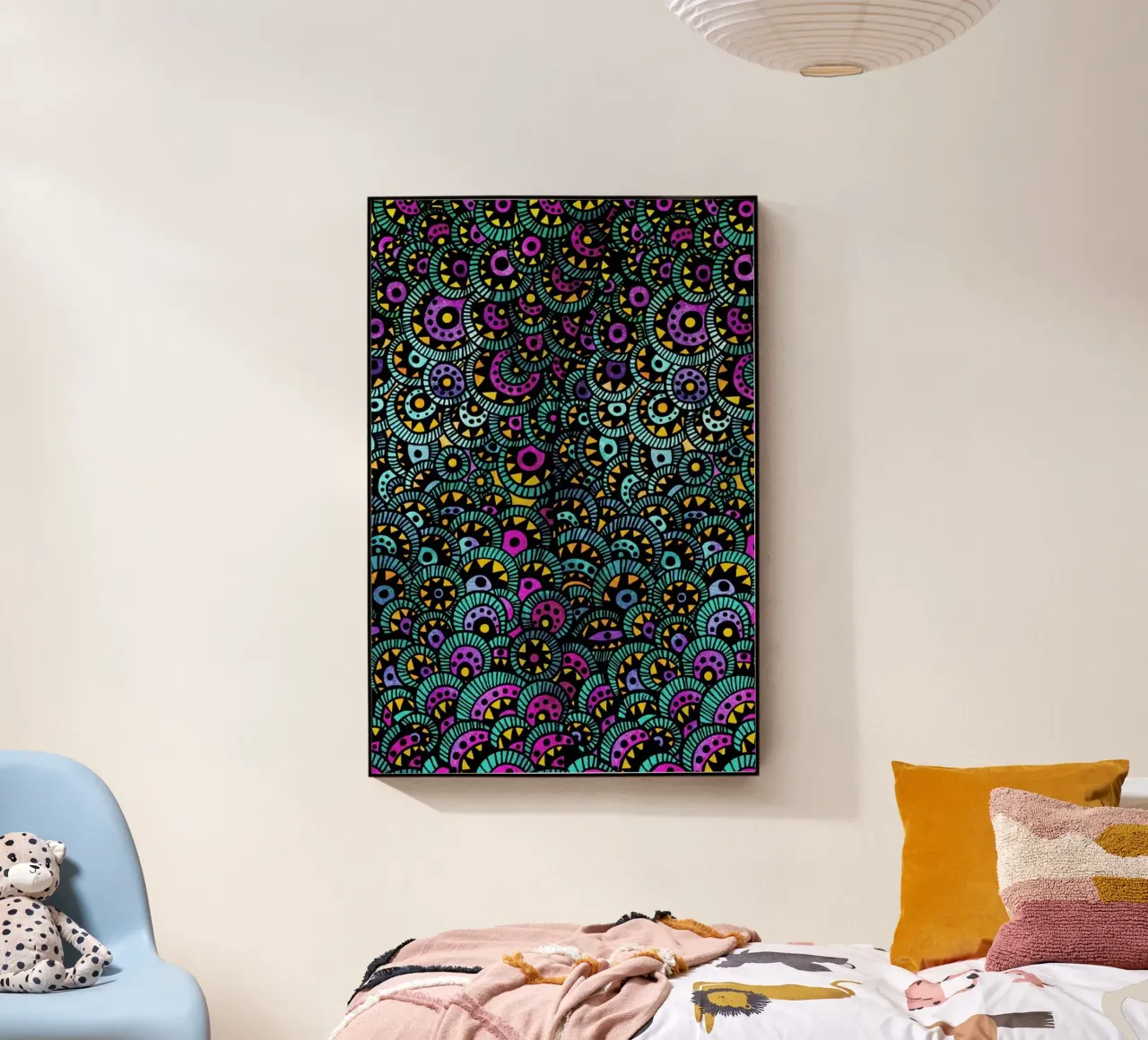 Peacock Tail plexiglass da Pom Graphic Design