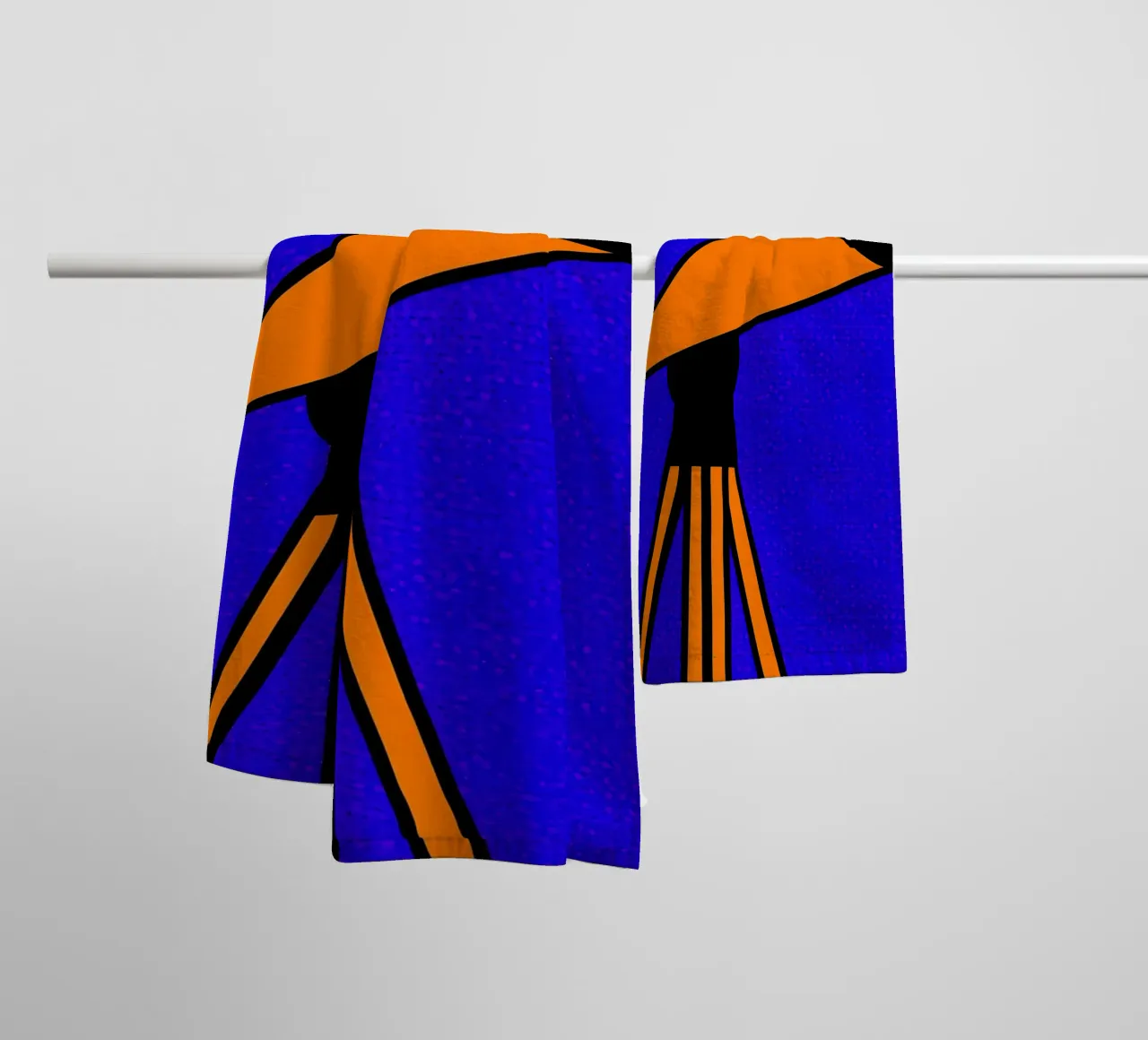 Telescope On Tripod - Pop Art towel by ColorCrash Gallery