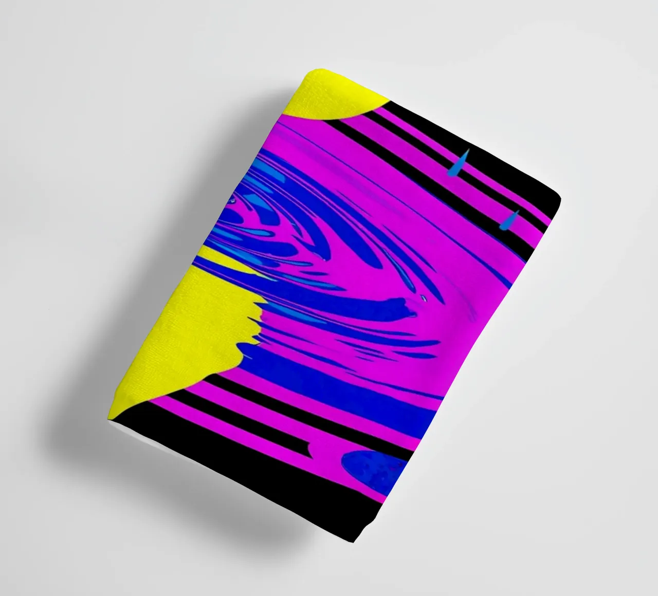 Wassertropfen - Pop Art Handtuch von ColorCrash Gallery