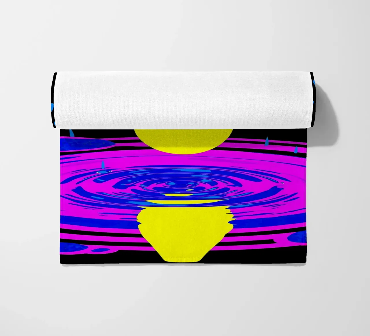 Goccia d'acqua - Pop Art telo mare da ColorCrash Gallery