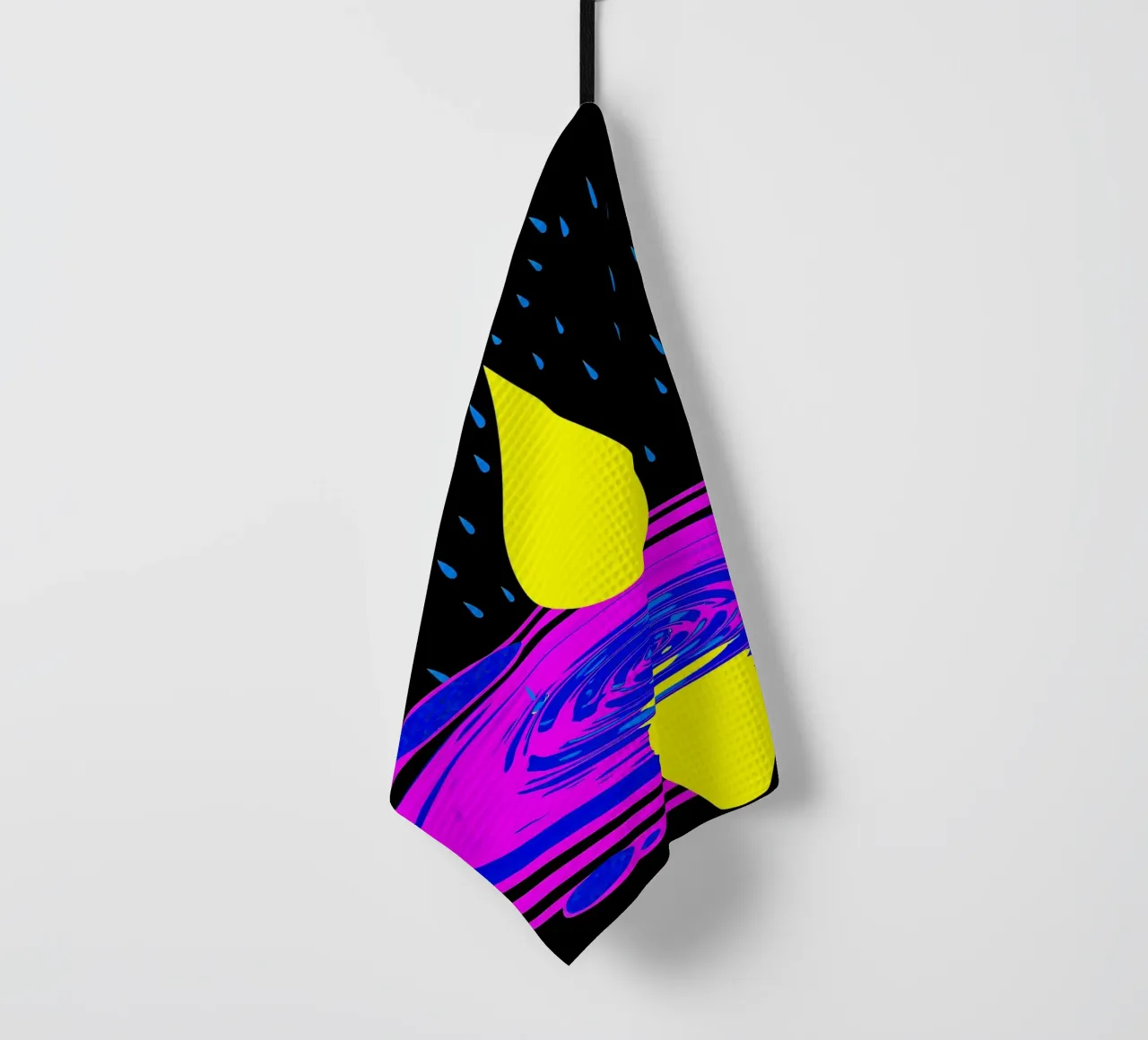 Goutte d'eau - Pop Art torchon de ColorCrash Gallery