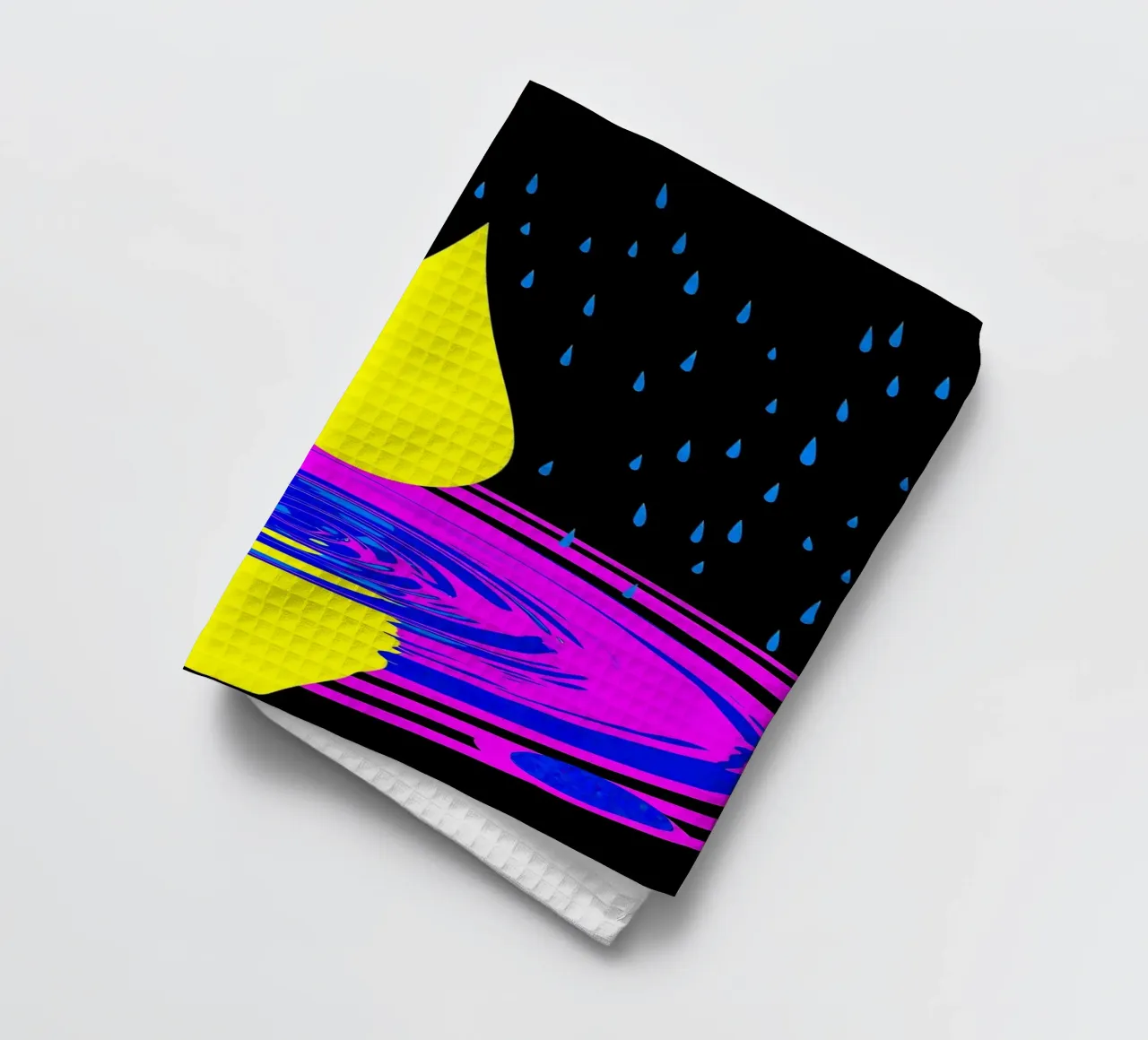 Goutte d'eau - Pop Art torchon de ColorCrash Gallery