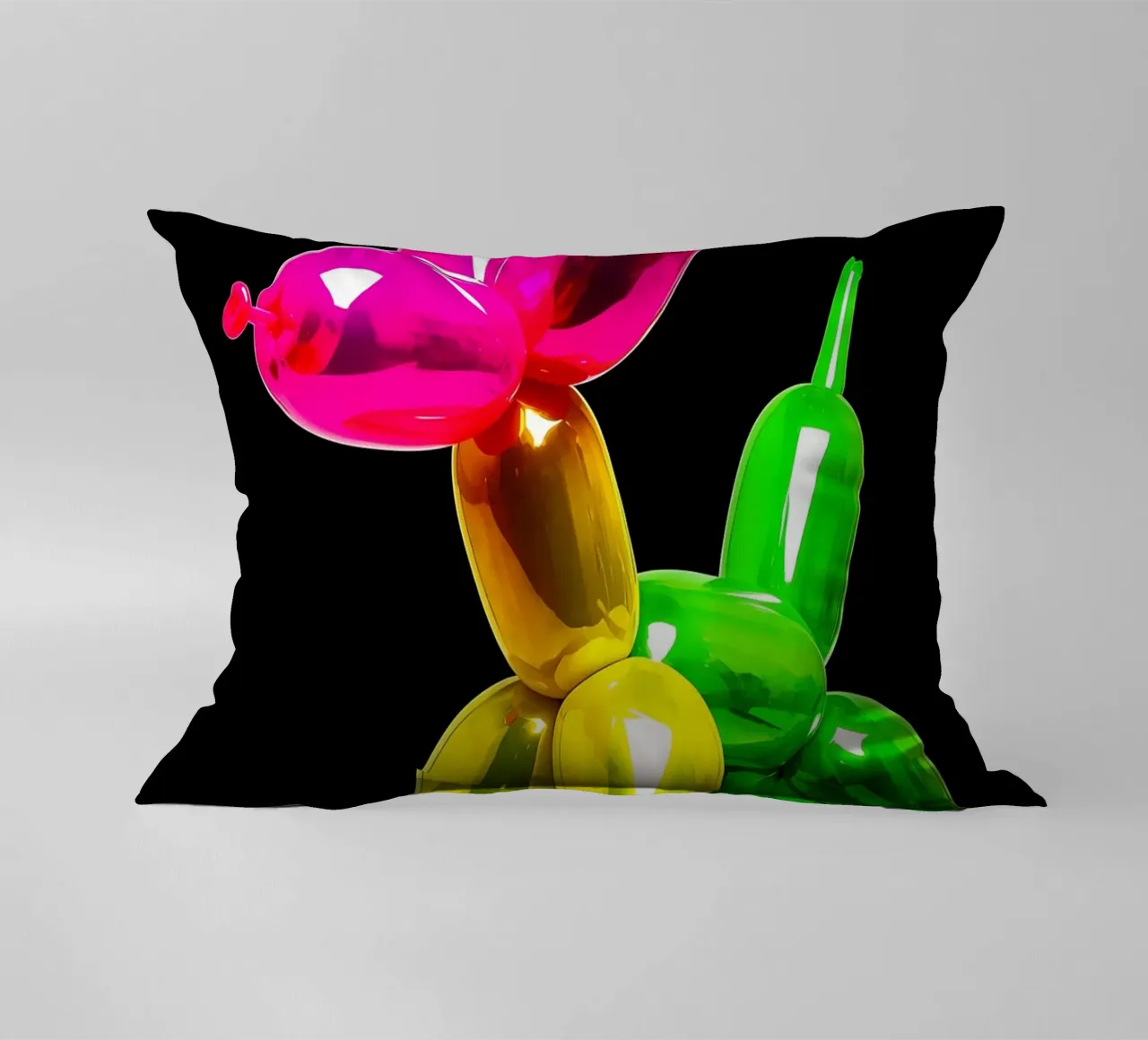 Cane con palloncino - Pop Art cuscino da ColorCrash Gallery