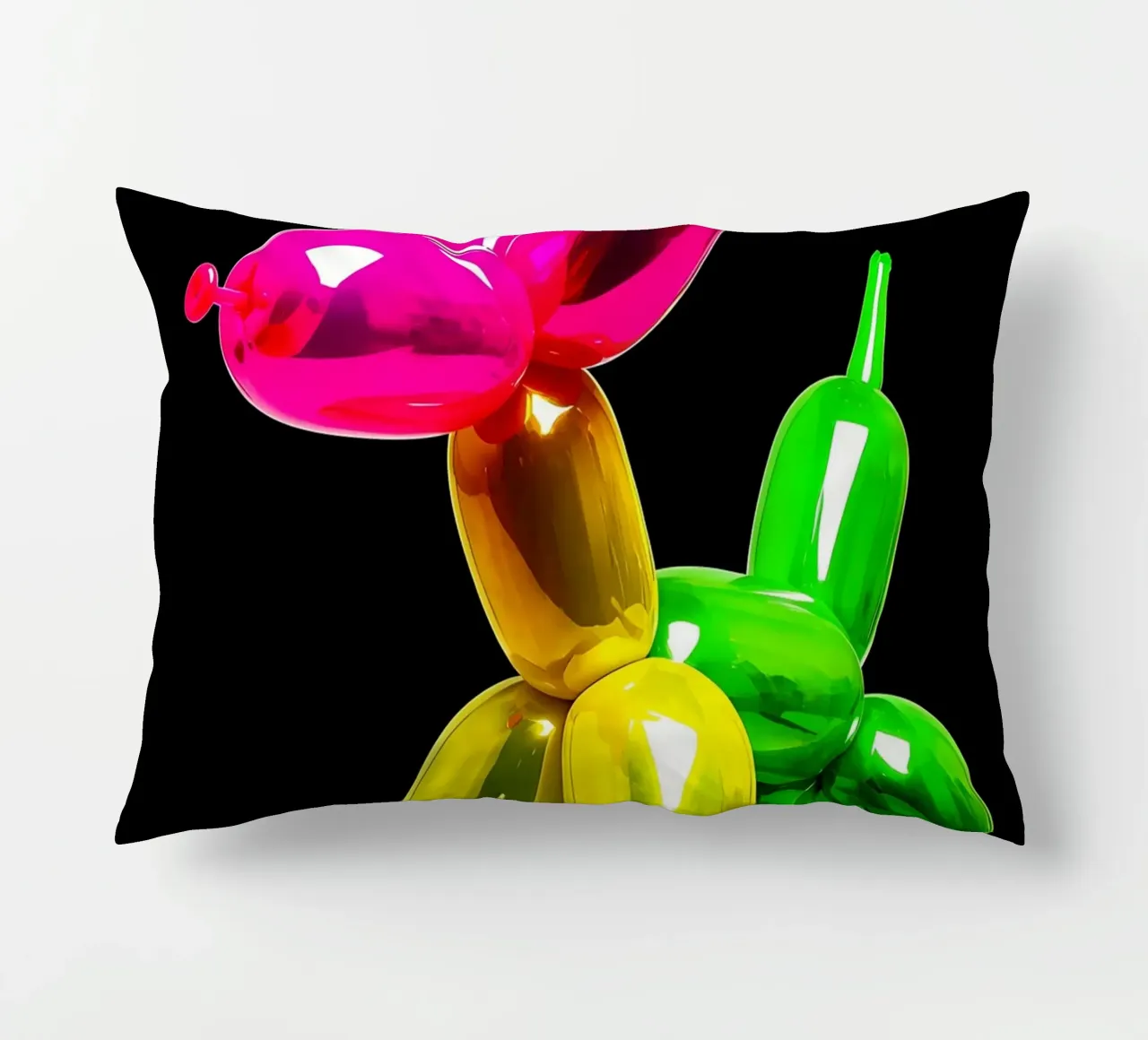 Cane con palloncino - Pop Art cuscino da ColorCrash Gallery