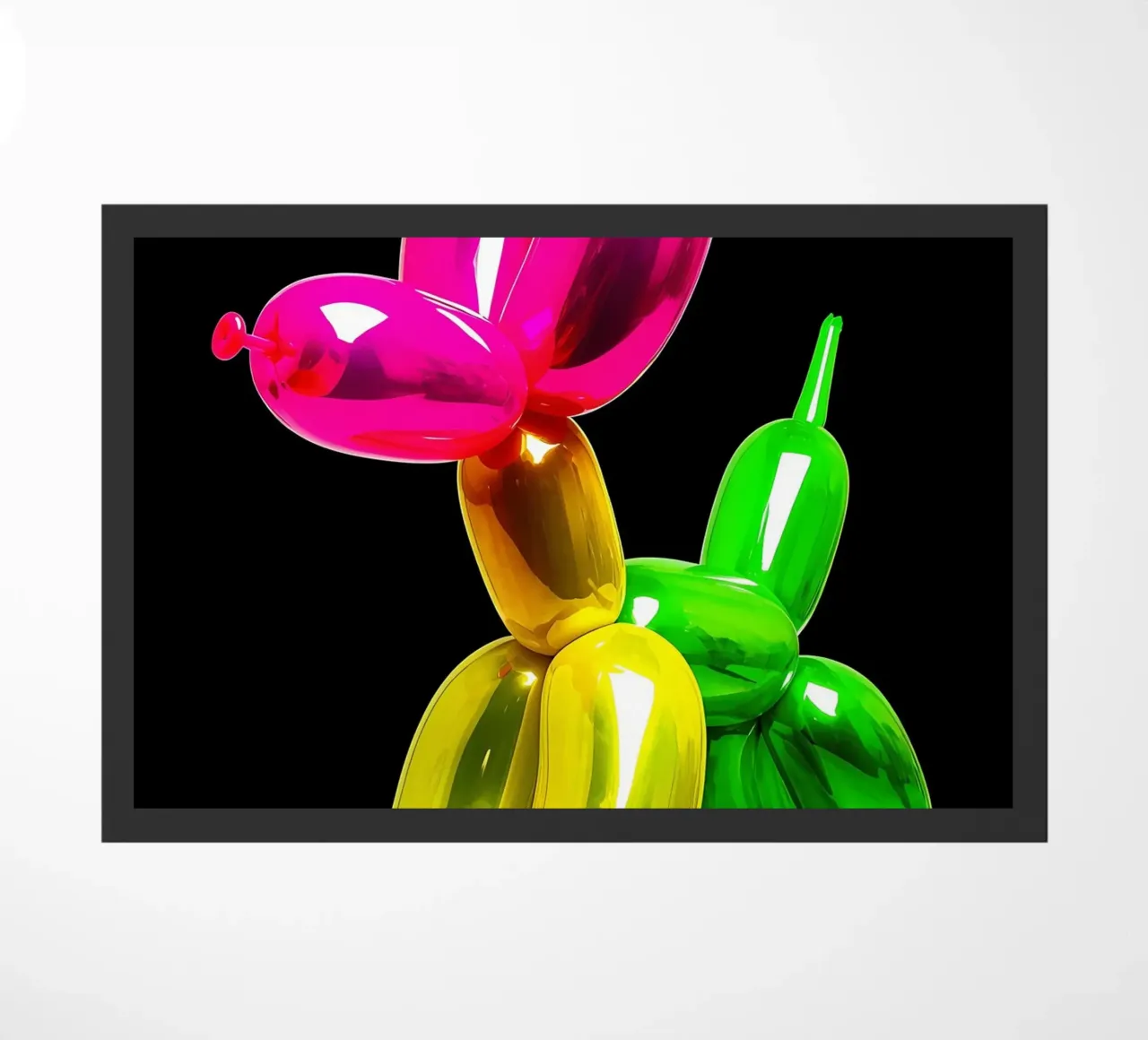 Cane con palloncino - Pop Art zerbino da ColorCrash Gallery