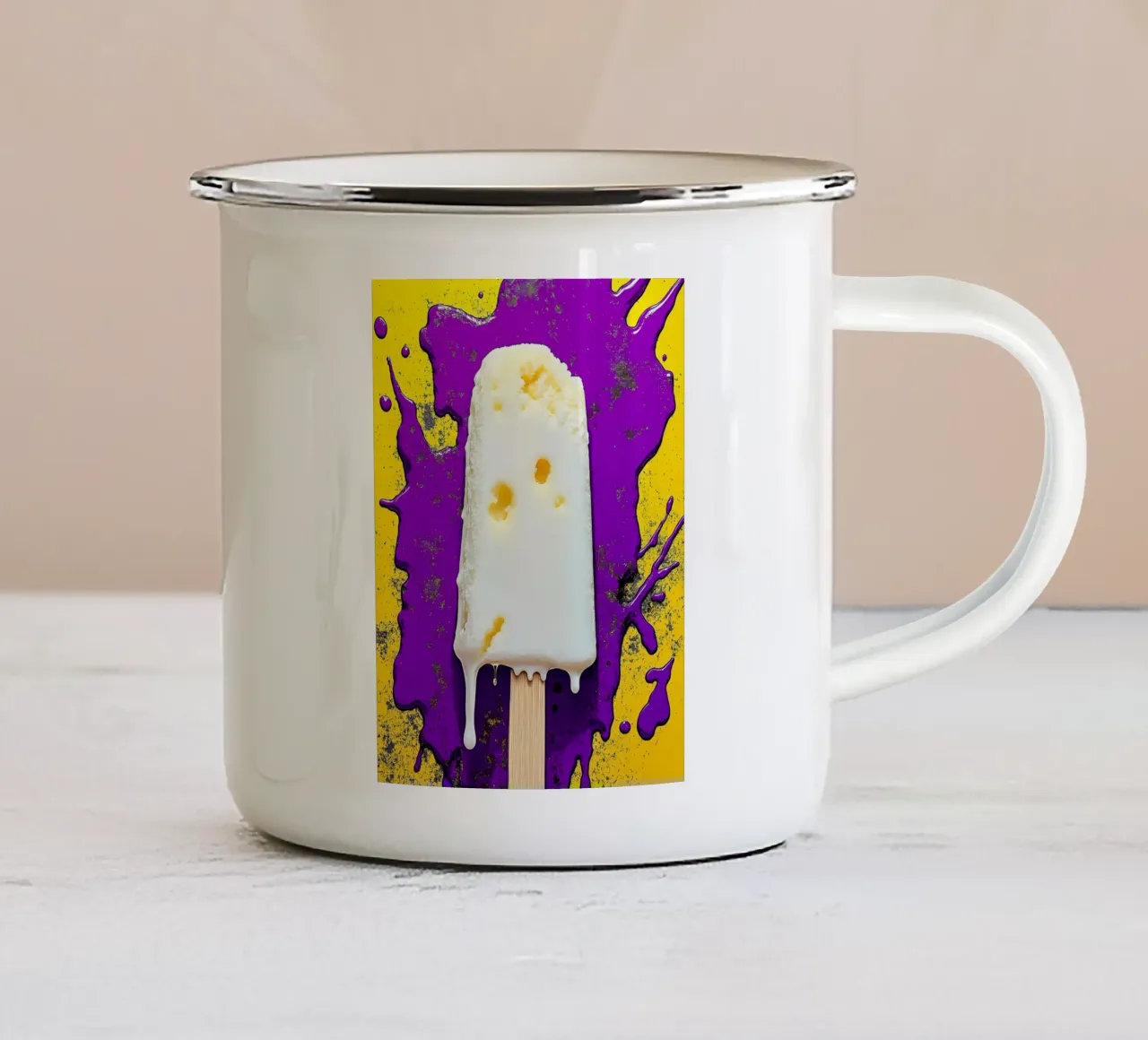 Popsicle - Pop Art tazza in smalto da ColorCrash Gallery