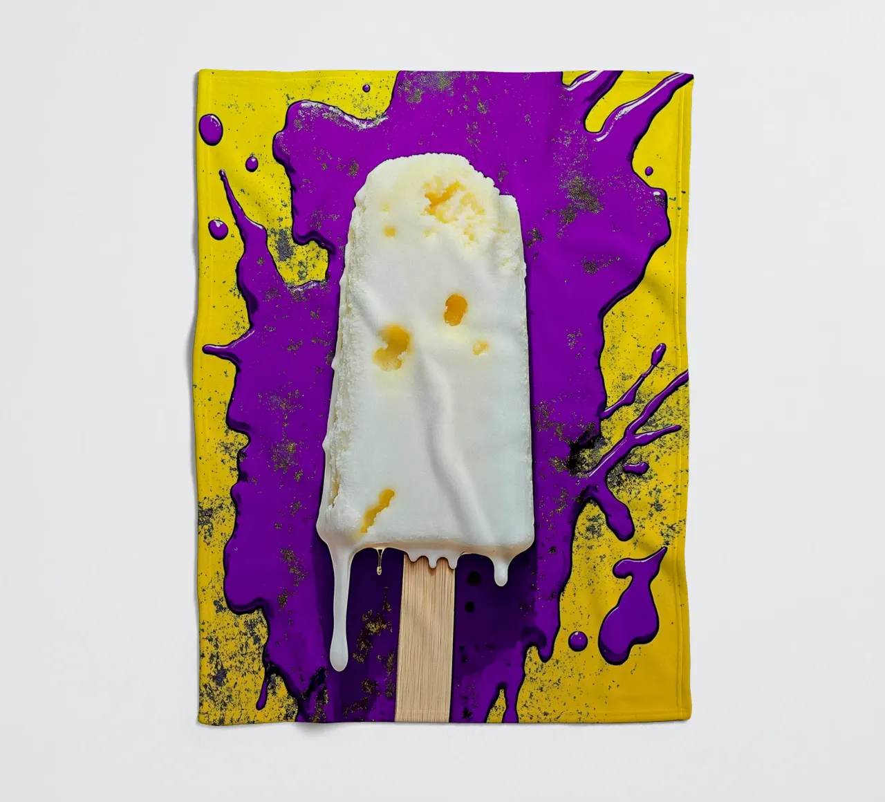 Popsicle - Pop Art coperta in pile da ColorCrash Gallery