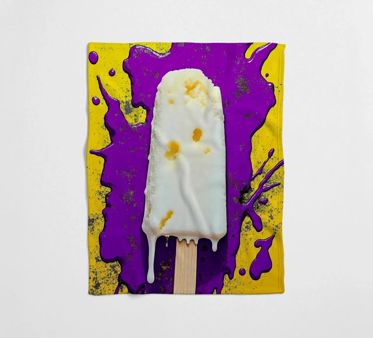 Popsicle - Pop Art coperta in pile da ColorCrash Gallery