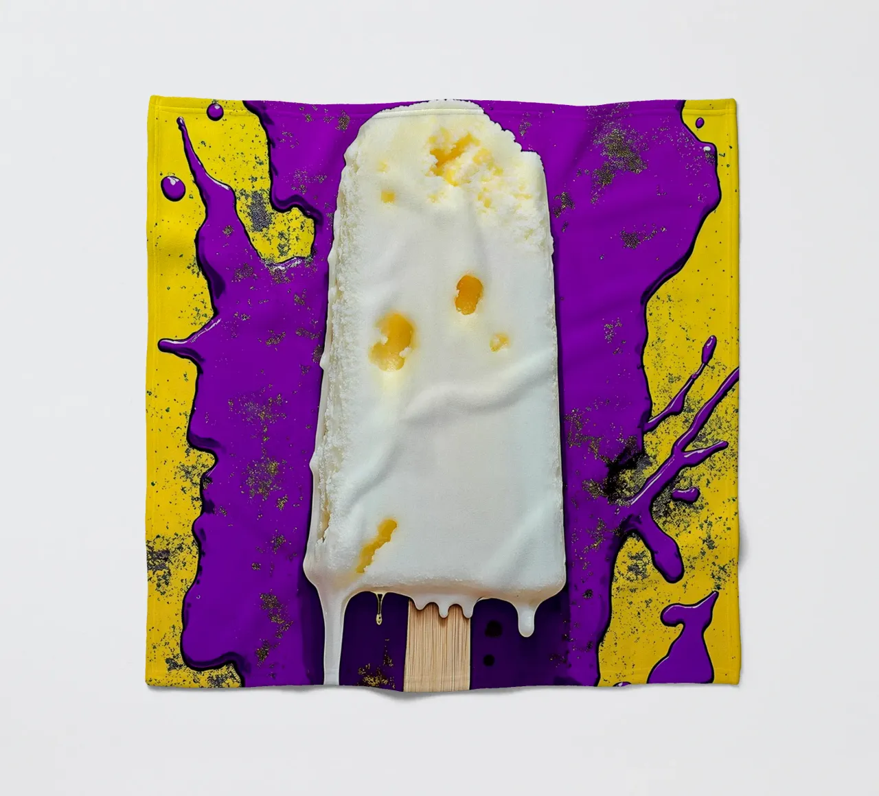 Popsicle - Pop Art coperta in pile da ColorCrash Gallery
