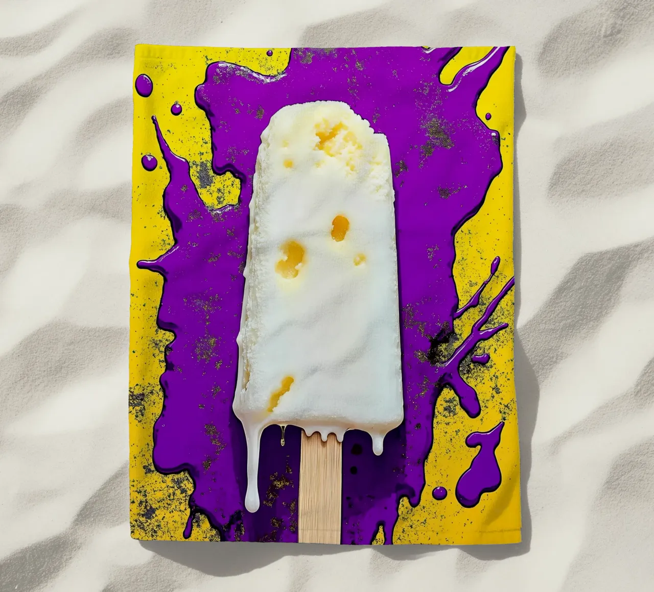 Popsicle - Pop Art telo mare da ColorCrash Gallery
