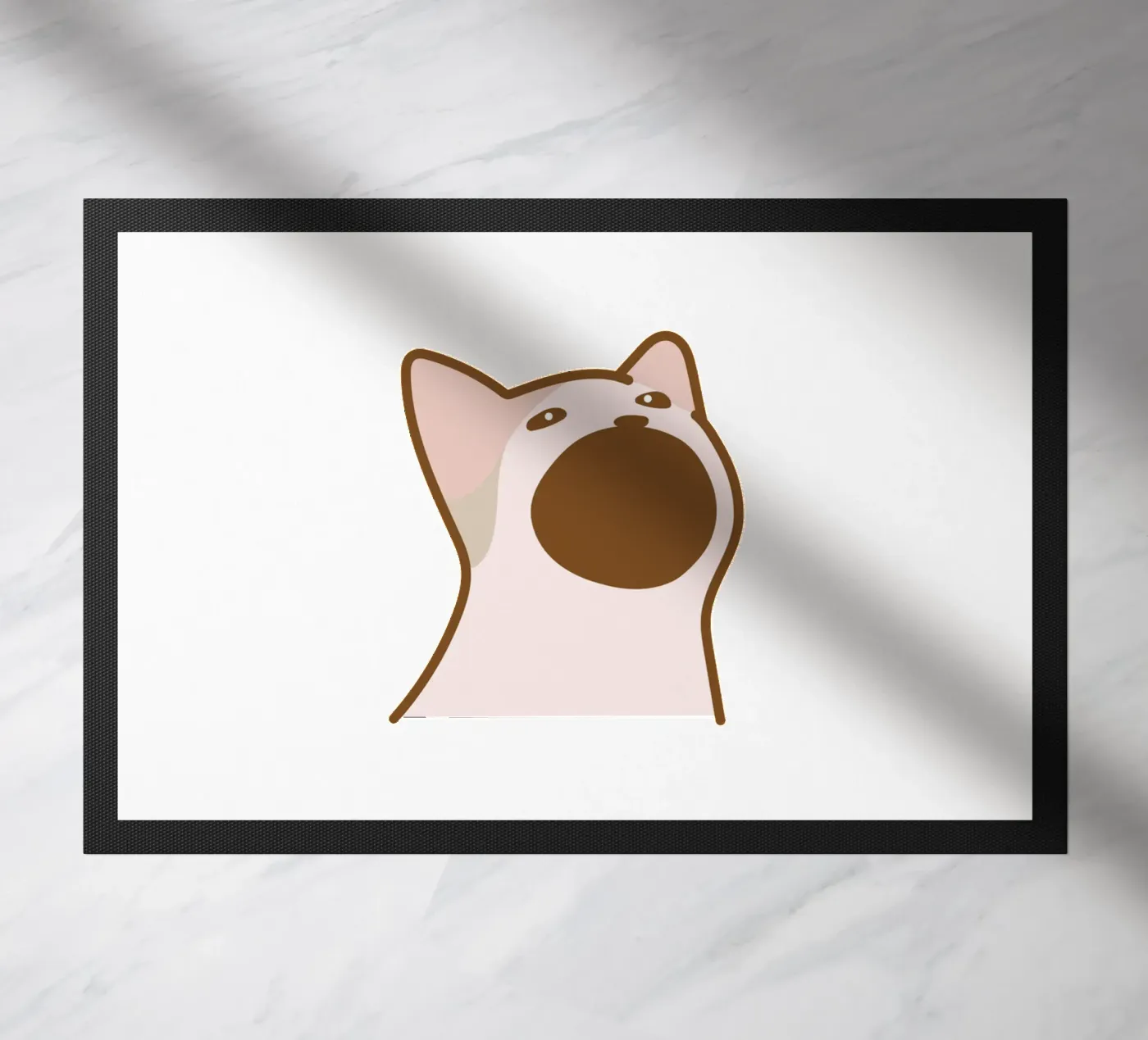 cat eat doormat by khoailang