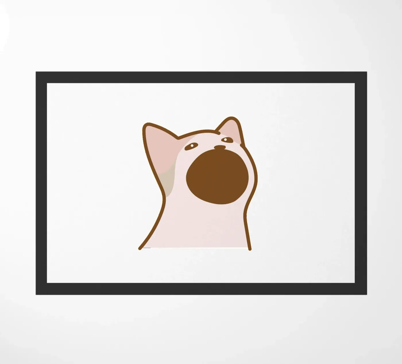 cat eat doormat by khoailang