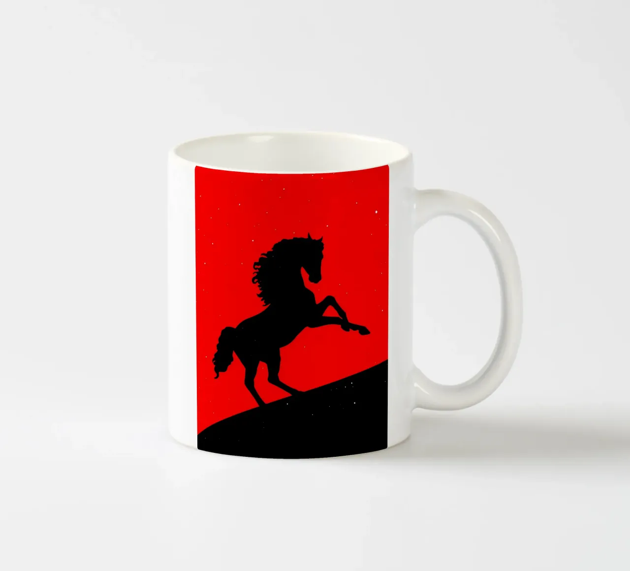 Cavallo - Pop Art tazza in ceramica da ColorCrash Gallery