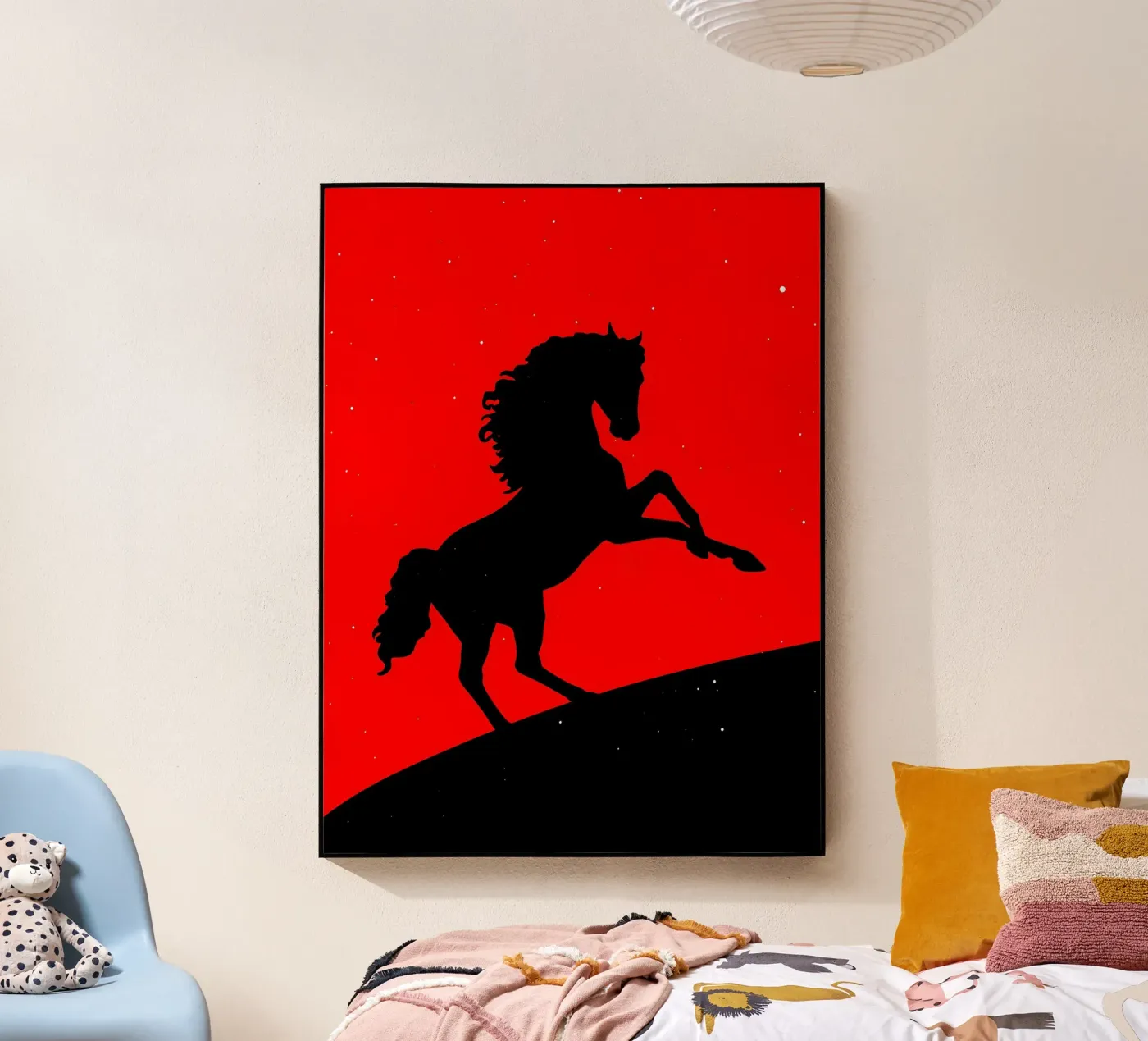 Cavallo - Pop Art plexiglass da ColorCrash Gallery