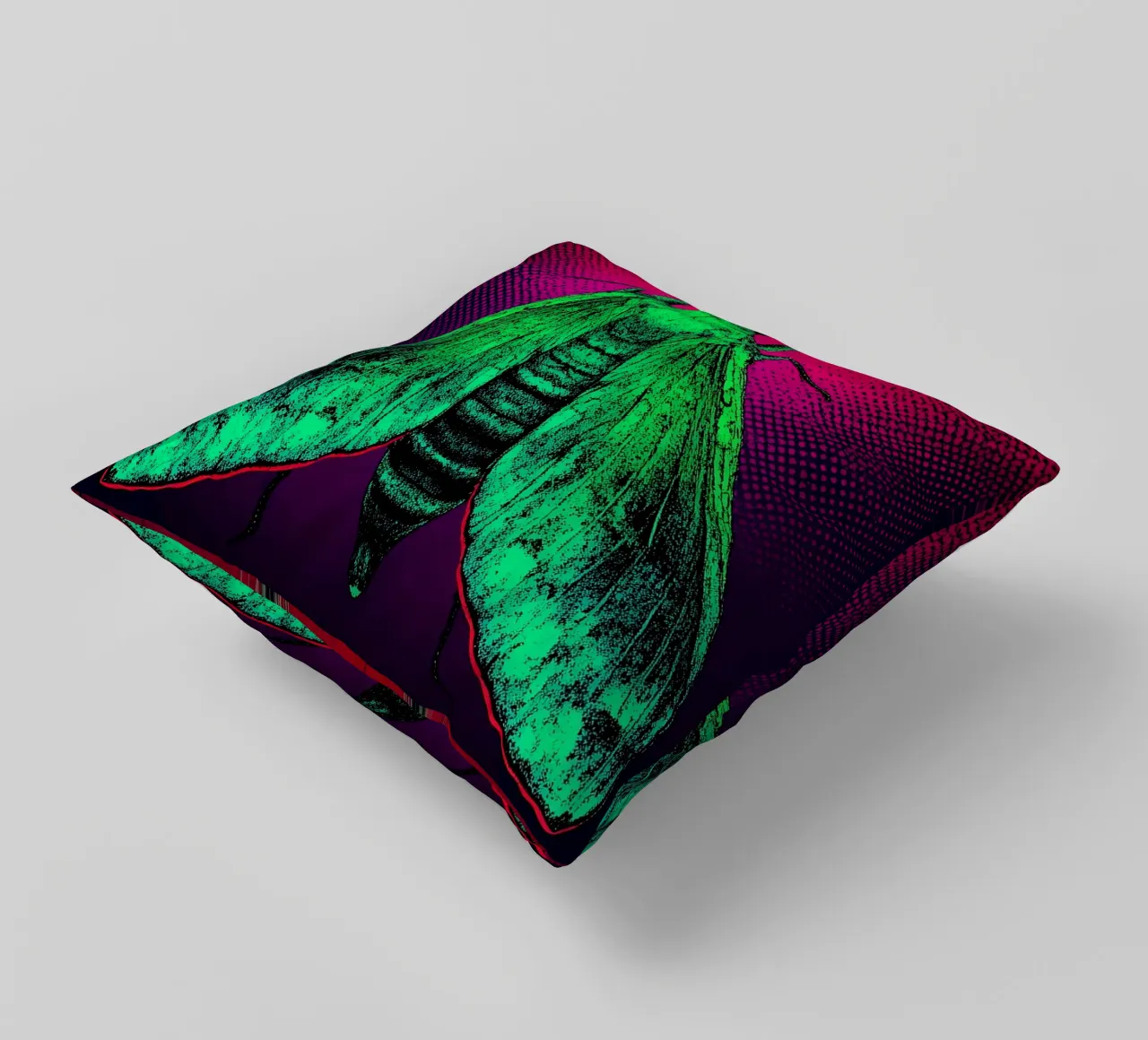 Falena - Pop Art cuscino da ColorCrash Gallery