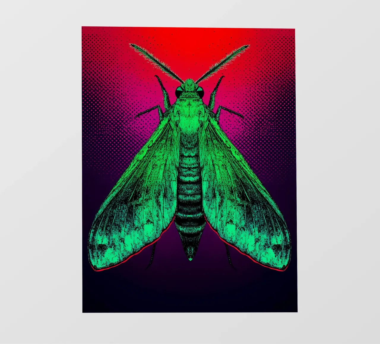 Falena - Pop Art telo in pvc da ColorCrash Gallery