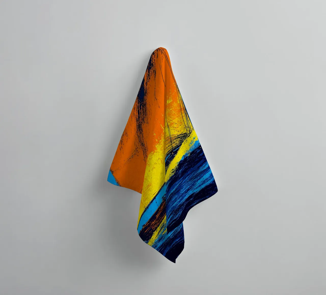 Sailboat - Pop Art towel by ColorCrash Gallery