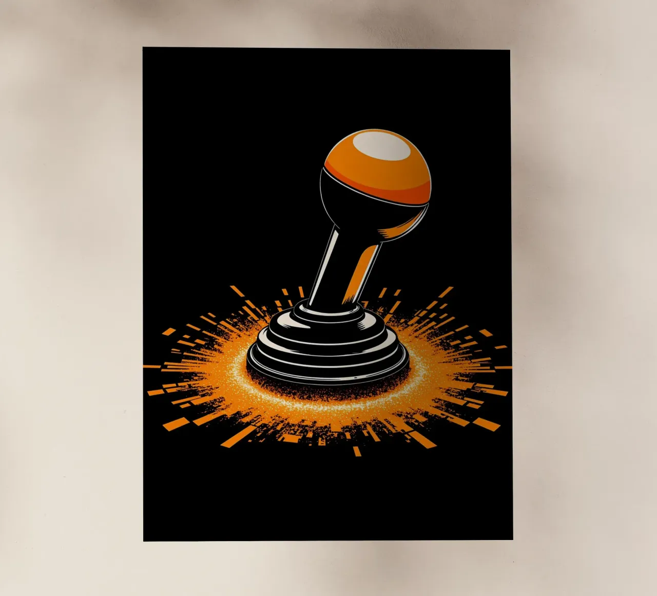 Joystick - Pop Art pellicola backlit da ColorCrash Gallery
