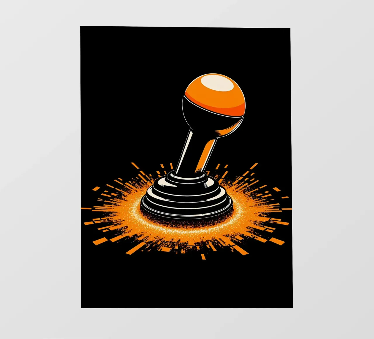 Joystick - Pop Art pellicola backlit da ColorCrash Gallery