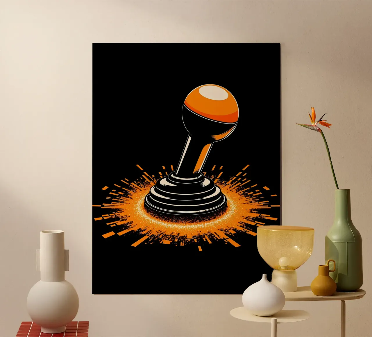 Joystick - Pop Art carta hahnemühle da ColorCrash Gallery
