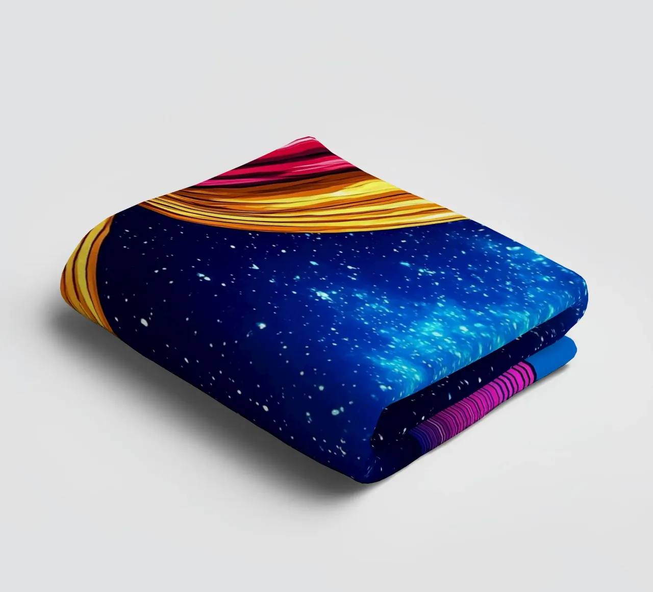 Window To Space - Pop Art towel by ColorCrash Gallery