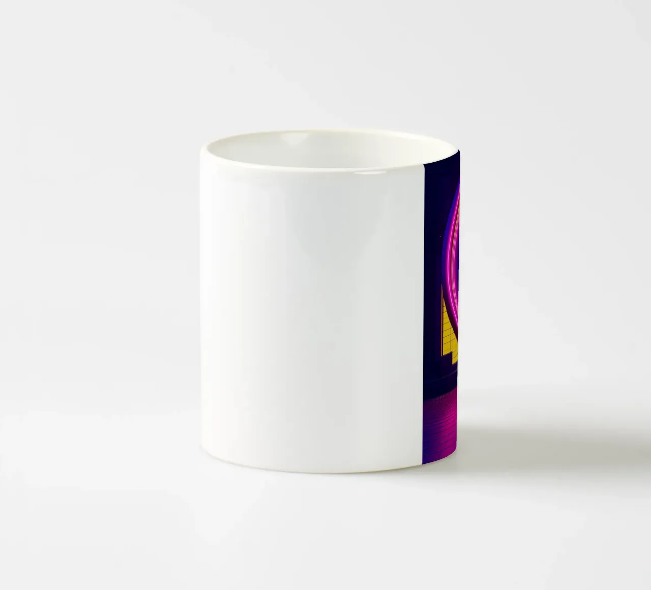 Tachimetro al neon - Pop Art tazza in ceramica da ColorCrash Gallery