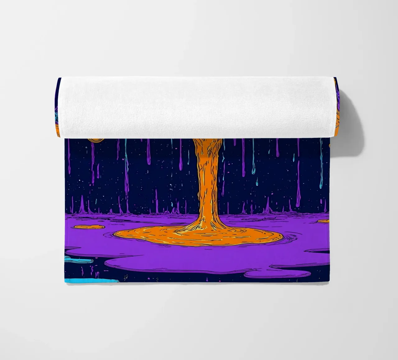 Lava che si scioglie - Pop Art telo mare da ColorCrash Gallery