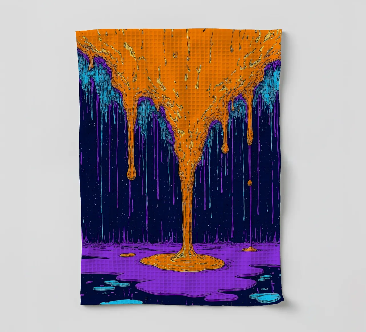 Lava che si scioglie - Pop Art canovaccio da cucina da ColorCrash Gallery
