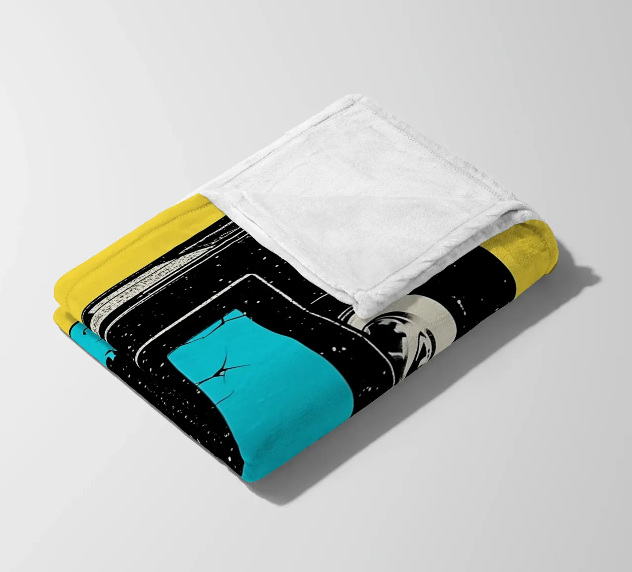 Cassetta - Pop Art coperta in pile da ColorCrash Gallery