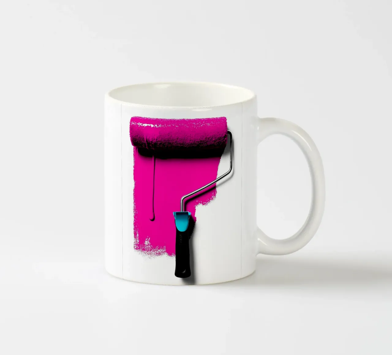 Rullo di vernice - Pop Art tazza in ceramica da ColorCrash Gallery