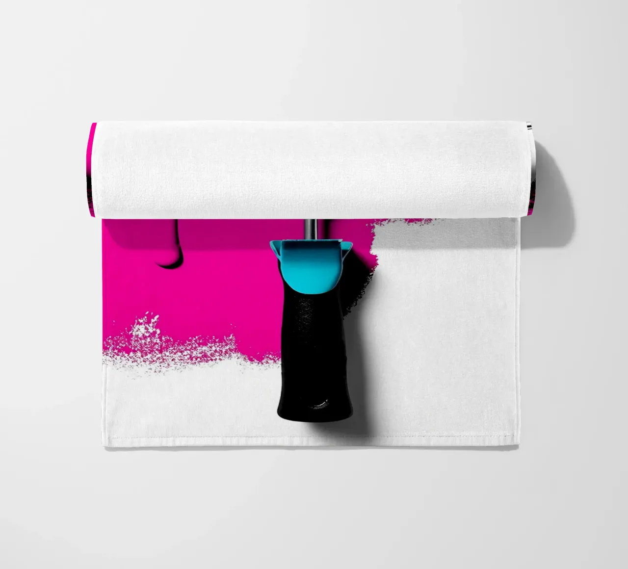 Rullo di vernice - Pop Art telo mare da ColorCrash Gallery