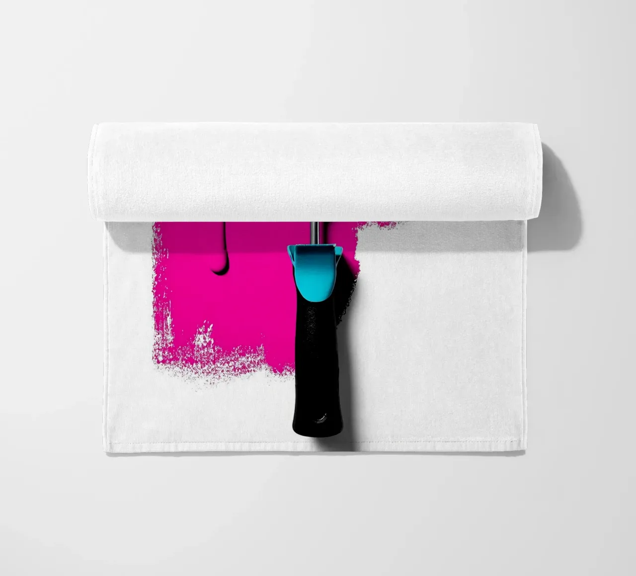 Rullo di vernice - Pop Art telo mare da ColorCrash Gallery