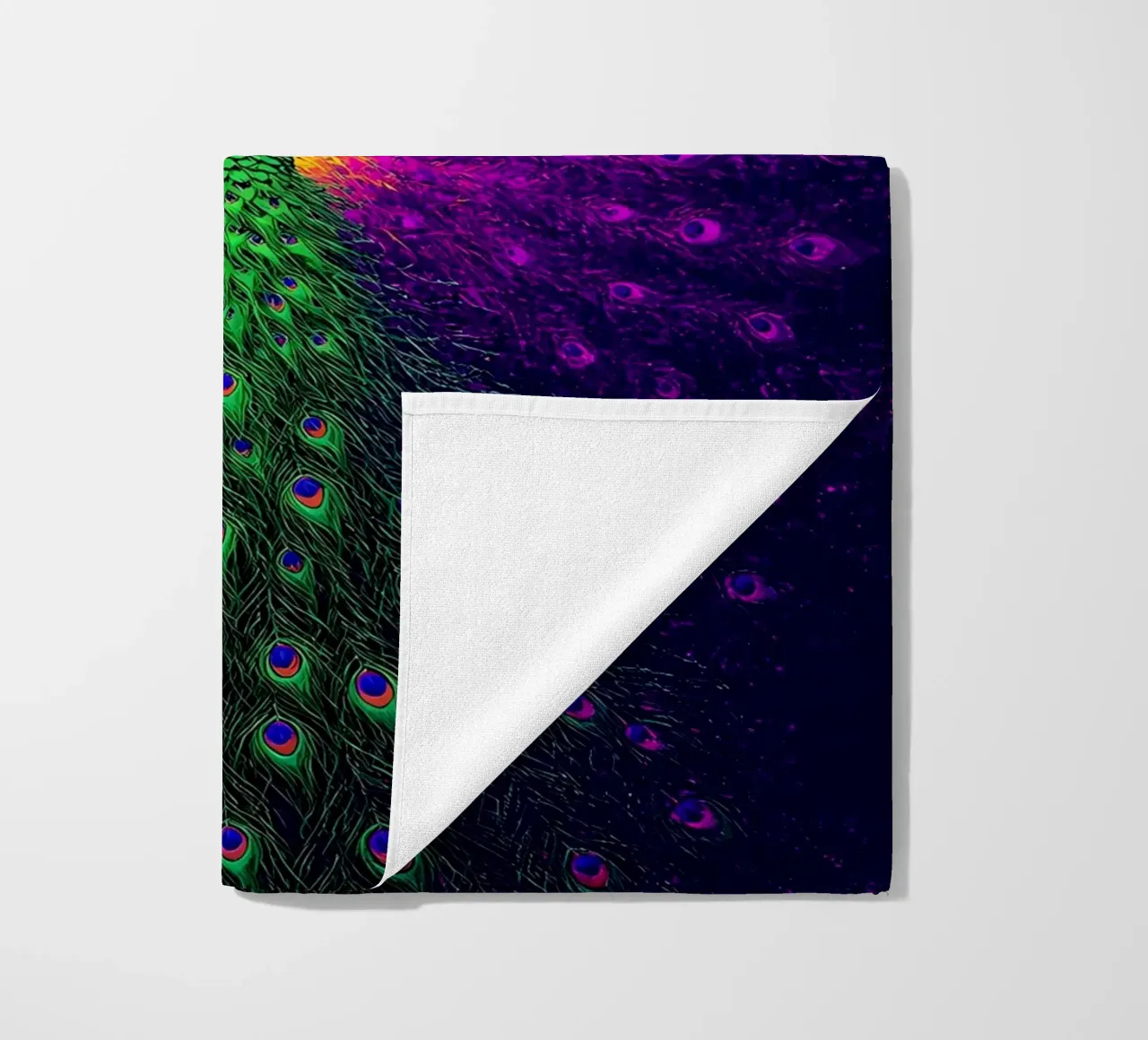 Pavone - Pop Art telo mare da ColorCrash Gallery