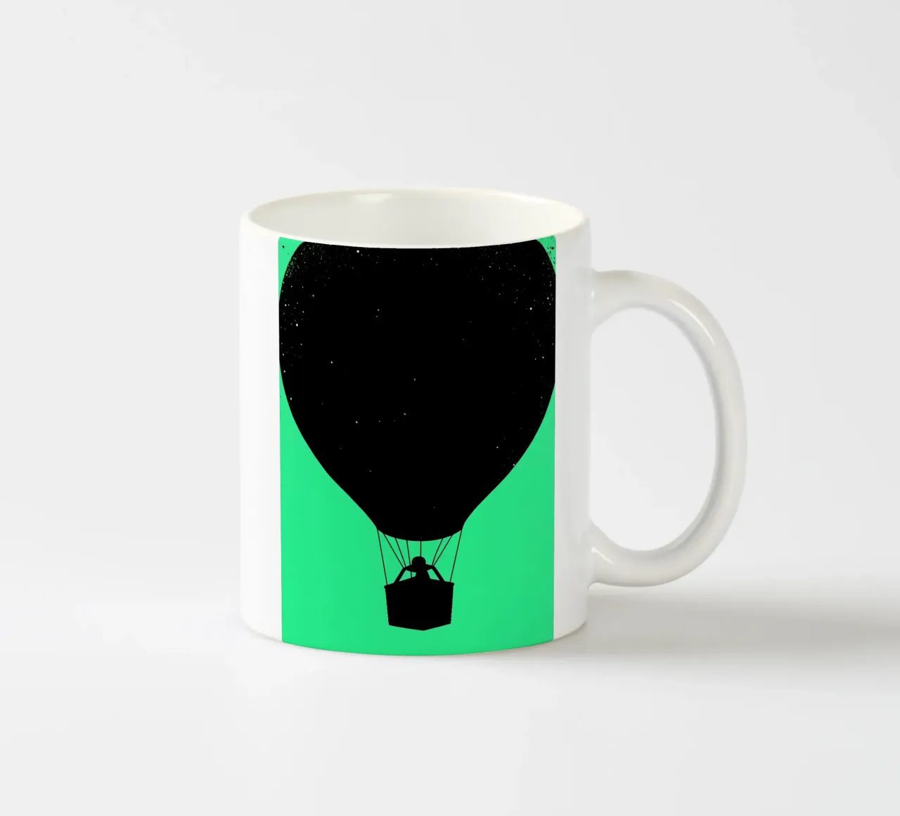 Mongolfiera - Pop Art tazza in ceramica da ColorCrash Gallery