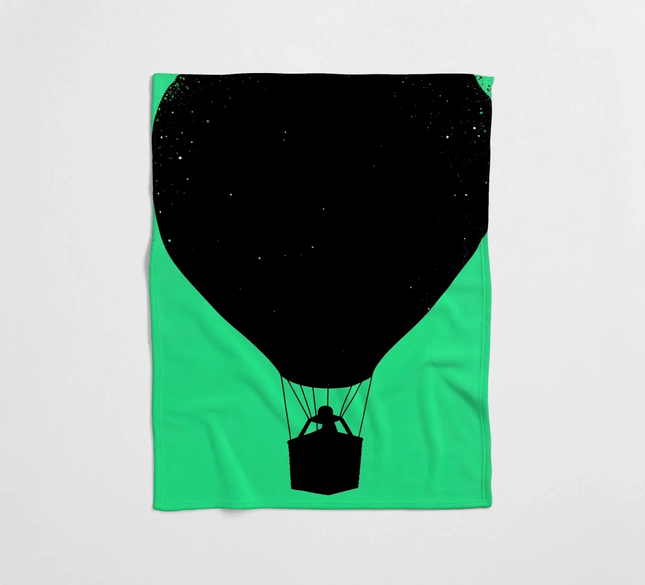 Mongolfiera - Pop Art coperta in pile da ColorCrash Gallery