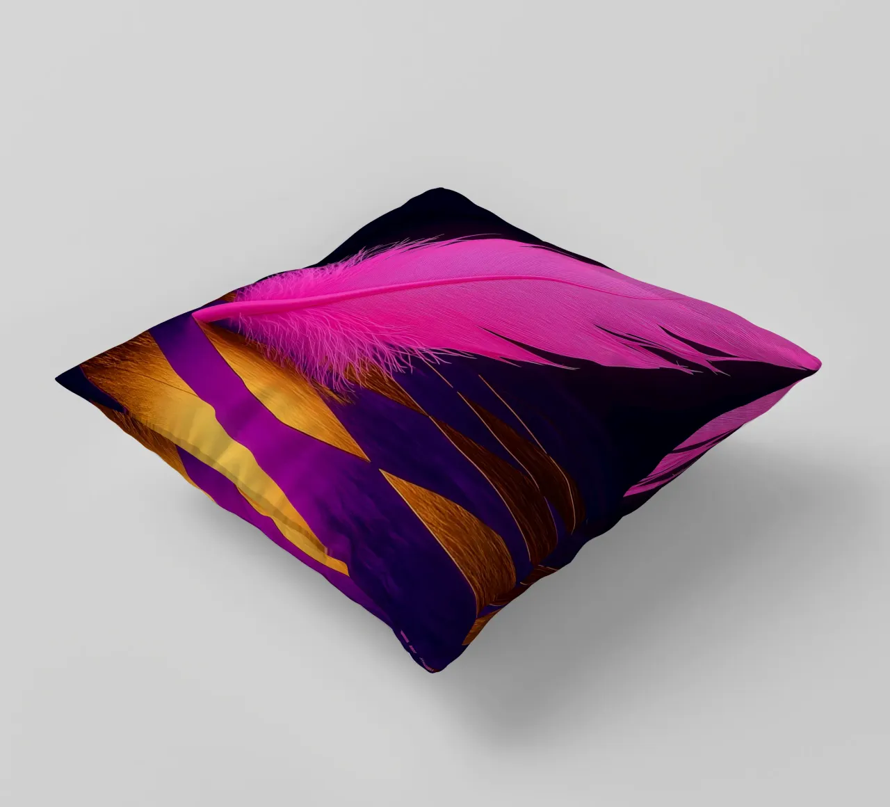 Piuma - Pop Art cuscino da ColorCrash Gallery
