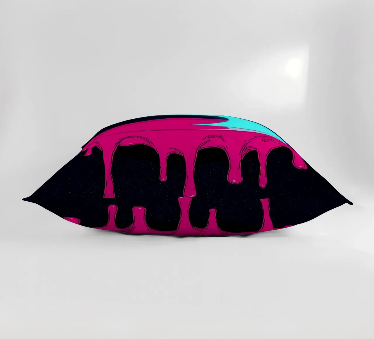 Luna che si scioglie - Pop Art cuscino da ColorCrash Gallery