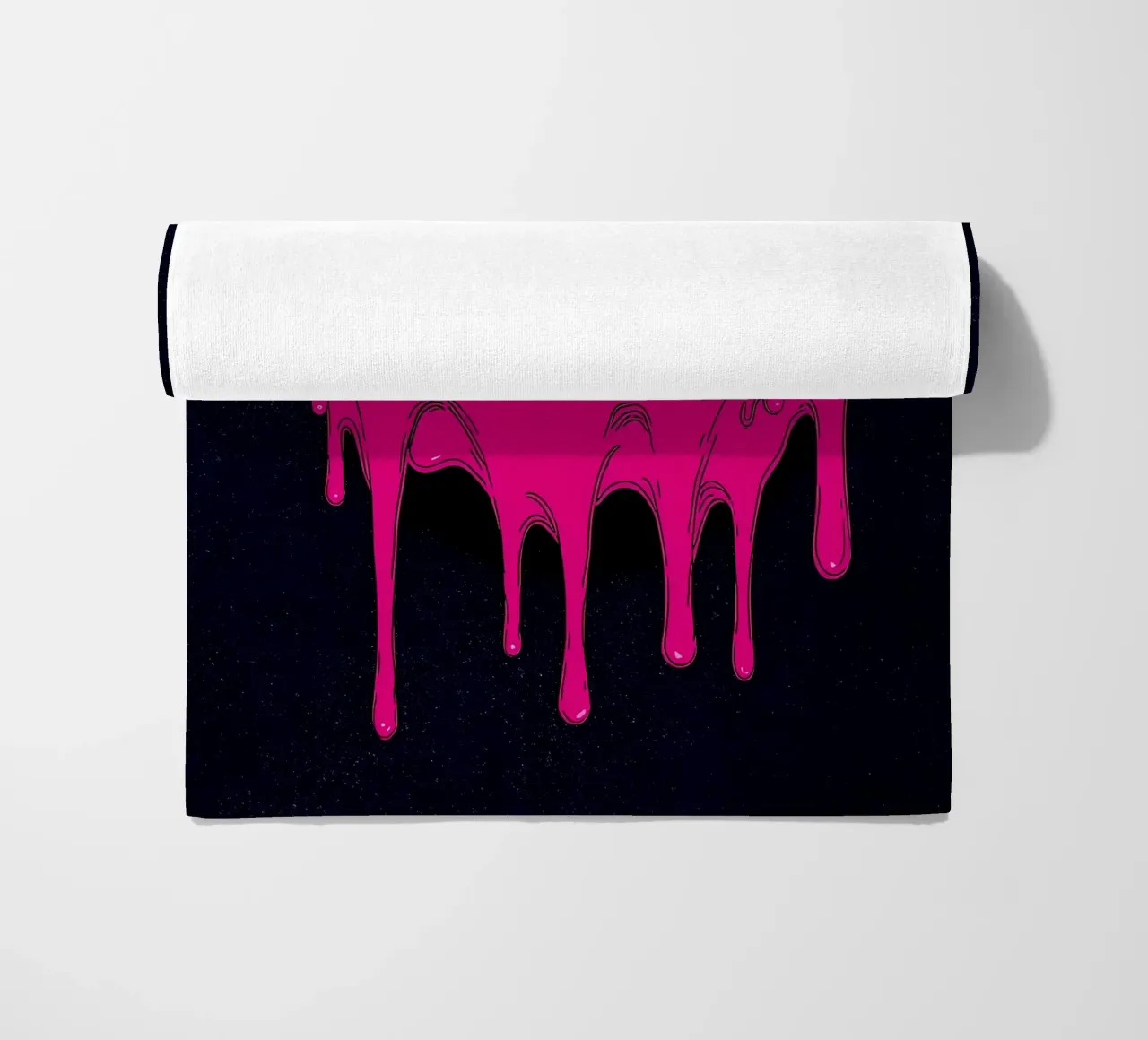 Luna che si scioglie - Pop Art telo mare da ColorCrash Gallery