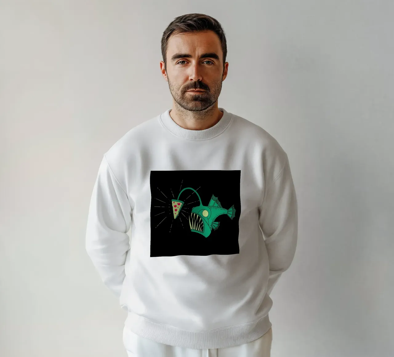 Angling For Pizza felpa da DinoMike