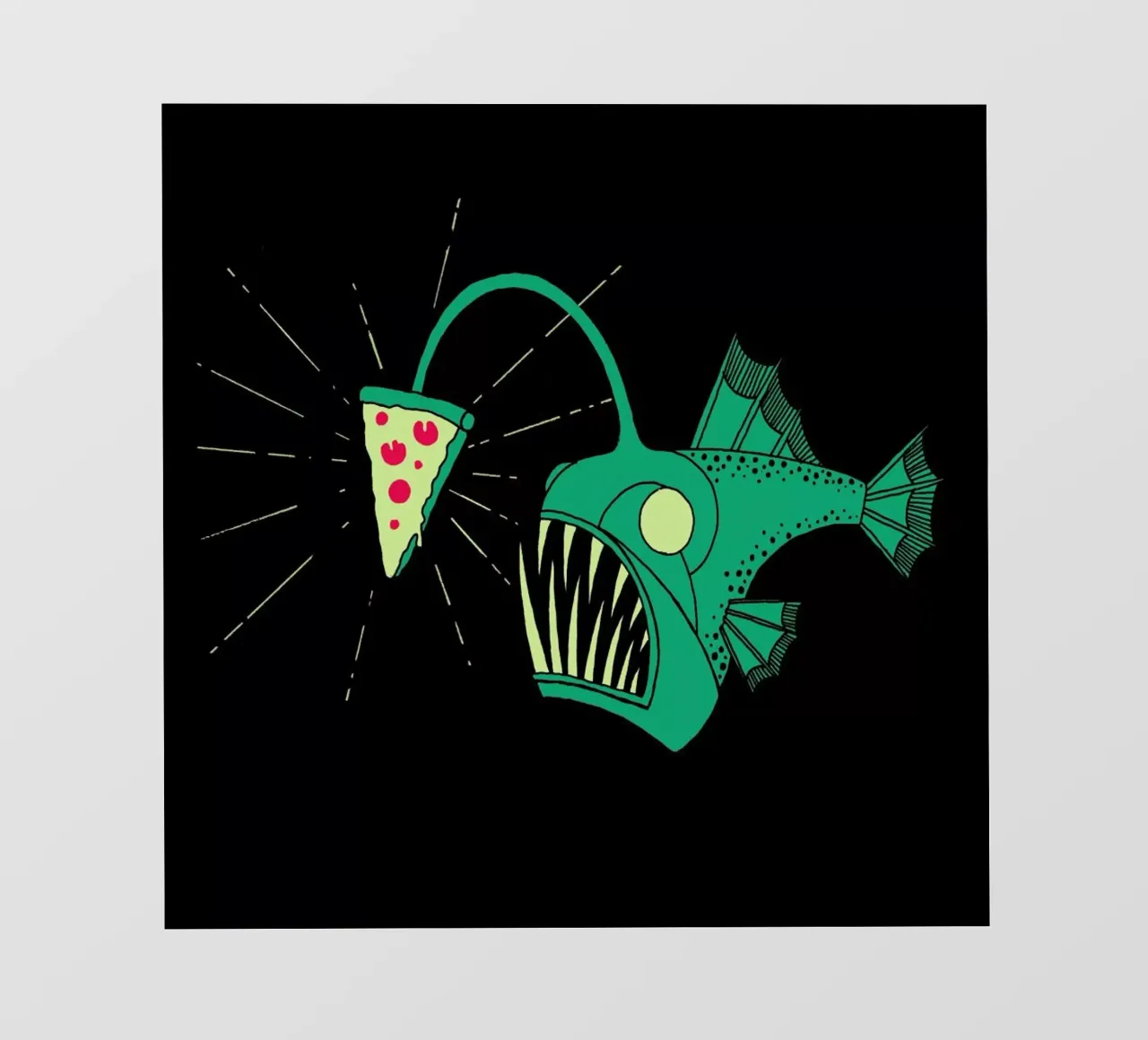Angling For Pizza pellicola backlit da DinoMike